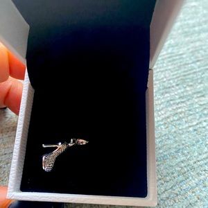 Pandora Pavé Stiletto Shoe Dangle Charm